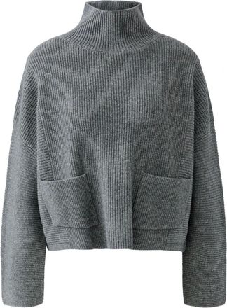 Oui Pullover 9559 - Knitwear - Mujer - Gris - S