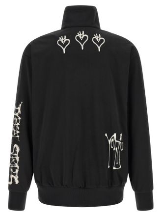 Yohji Yamamoto Graphic-Print Technical Tricot Jacket - Black
