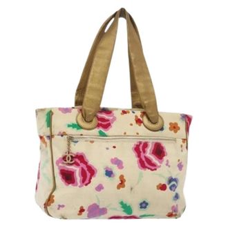 Chanel Pre-owned Tote Bags, female, Multicolor, Size: ONE SIZE Pre-owned Canvas chanel-bags