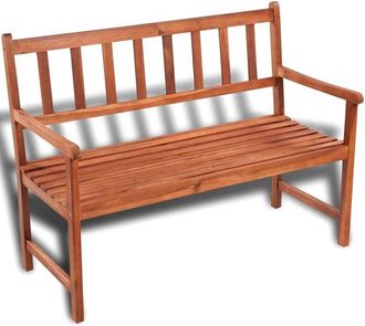 vidaXL Garden Bench 120 cm Solid Acacia Wood vidaXL