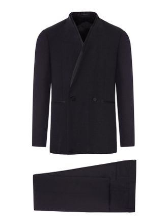 Tagliatore TAILORED DOUBLE-BREASTED SUIT WITH SHAWL LAPEL - Tagliatore - Man