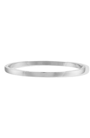 BEN ONI Polished Simple Bangle Bracelet in Silver at Nordstrom