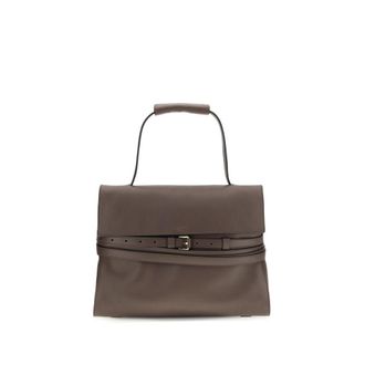 Moschino Brown Calf Leather Bos Taurus Womens Handbag