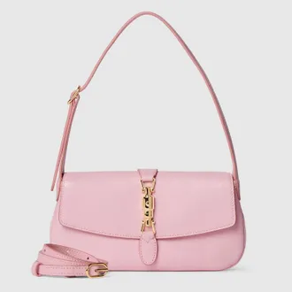 Gucci Jackie Small Shoulder Bag, Pink, Leather
