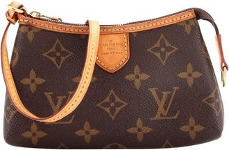 Louis Vuitton Brown Monogram Canvas Delightful Pochette Mini (Authentic Pre- Loved)