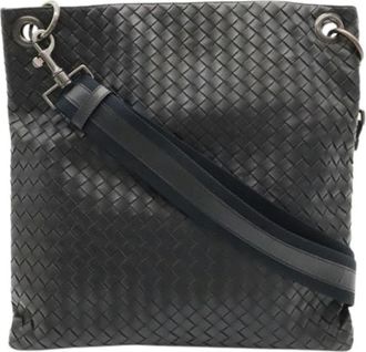 Bottega Veneta Pre-owned Vintage Schoudertas - Dames - Vintage Schoudertas - Zwart - ONE Size - Leer - Vintage