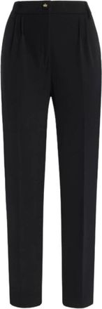 Genny Rechte broek - Dames - Straight fit broeken - Zwart - XS - Broeken