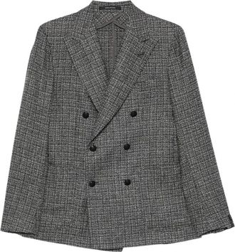 Tagliatore Jassen, Heren, Zwart, L, Wol, Montecarlo Blazer
