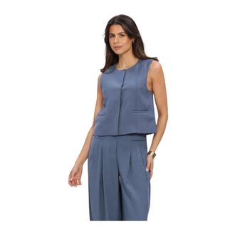 Moss Copenhagen Dames, Jassen, Blauw, Maat: XS