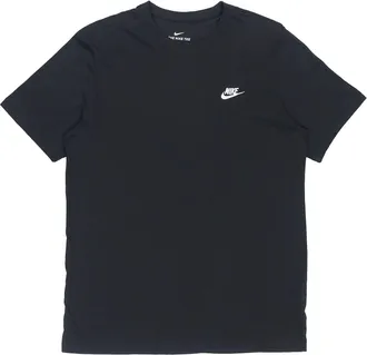 Nike Embroidered Logo Round Neck Short Sleeve Black AR4997-013
