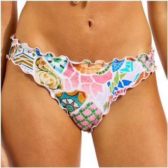 Seafolly Beach Boh&egrave;me Hipster Bikini-Bottom f&uuml;r Damen | orange