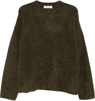 Frankie Shop Timea Fuzzy Sweater - Dames - Truien - Groen - Maat: XS Zijde
