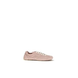 Prada Schoenen, Dames, Roze, 37 EU, Lamb Ovis Aries Aries Sneakers