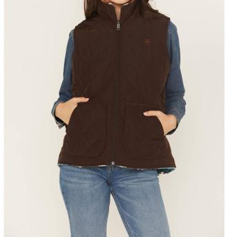 Ariat Dilon 2.0 Reversible Insulated Vest - Plus In Mole