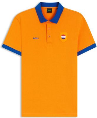 BOSS Paddy polo shirt with country flag