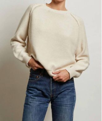 perfectwhitetee Evie Sweater In Sugar