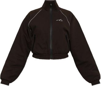 Balenciaga Hoodies & sweatvesten, Dames, Bruin, M, Katoen, Logo Sweatshirt