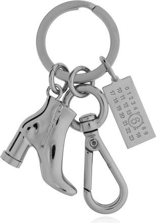 Maison Margiela Sleutelhanger met Bedeltjes - Dames - Sleutelhangers & Tashangers - Grijs - ONE Size - Accessoires