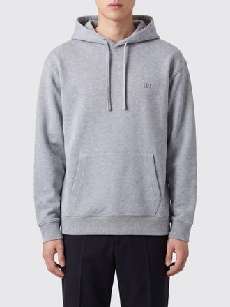 Valentino Garavani VLogo Embroidered Cotton Hoodie