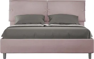 ITYhome Letto Contenitore Da 160x200 In Microfibra Glicine Sleeper