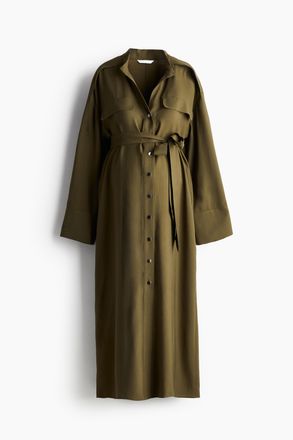 H&M MAMA Before & After Blusenkleid - Green