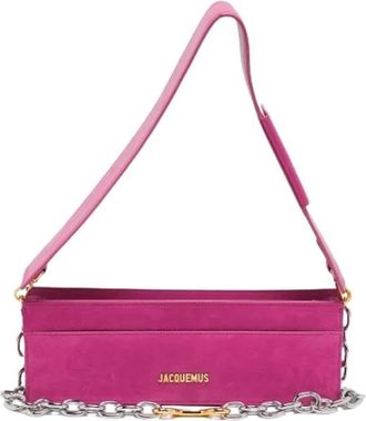 Jacquemus Pre-owned Shoulder Bags, female, Pink, Size: ONE SIZE Pre-owned Classic Handbag