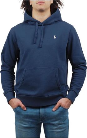 Ralph Lauren Blauwe Hoodie Sweatshirt - Heren - Hoodies - Blauw - M - Katoen - Hoodies & sweatvesten