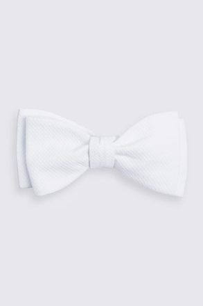Moss White Marcella Self-Tie Bow Tie