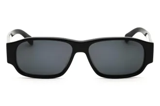 Ferragamo SF1109S Oval Acetate Sunglasses - Black