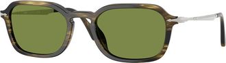 Persol PO3381S 12374E Mens Sunglasses Green Size 54