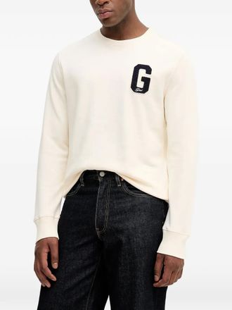 GANT appliqu&eacute; sweater - men - Cotton/Polyester - M - White