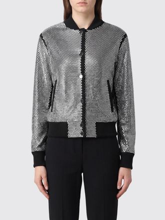Philipp Plein Bomber in nylon con collo elasticizzato e applicazione di strass