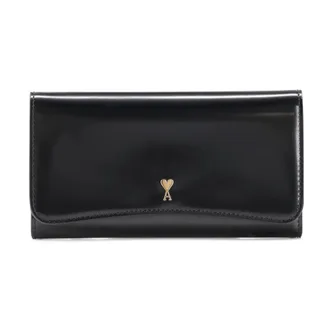 Ami Wallets & Cardholders, female, Black, Size: ONE SIZE Wallets Cardholders