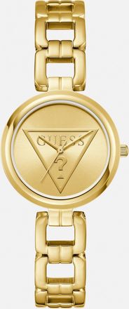 Guess Gold-Tone Triangle Analog Watch