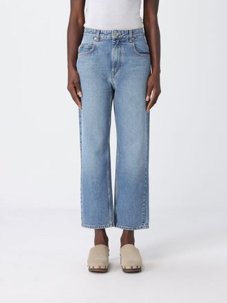 Isabel Marant Jeans Woman color Sky Blue