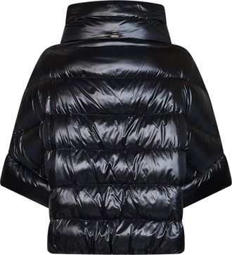 Herno Quilted Lightweight Nylon Down Jacket - Black