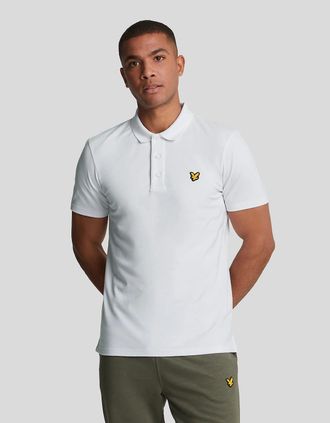 Lyle & Scott Lyle And Scott Mens Sports Short Sleeve Polo Shirt - White - Size: 36