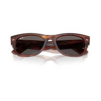 Ray-Ban Sunglasses, unisex, Brown, Size: 55 MM Rb0832S Mega Wayfarer II