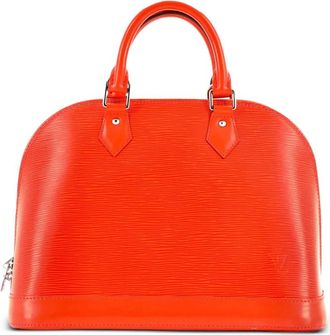 Louis Vuitton Alma Handbag Epi Leather PM satchel - Oranje