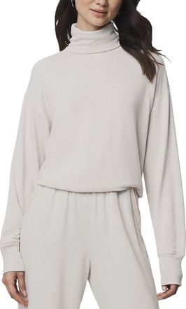 Splendid Supersoft Trim Turtleneck Top
