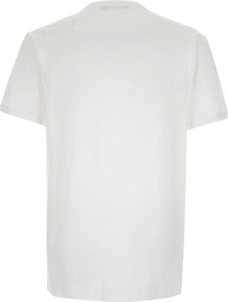 Dolce & Gabbana Mens T-Shirt Crew Neck White T-Shirts And Polos