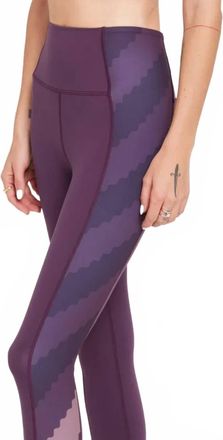 Spiritual Gangster Gia Dream Tech Leggings In Midnight Plum