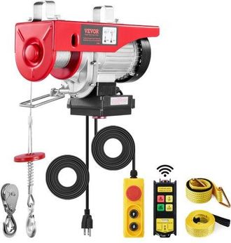 OEM Polipasto El&eacute;ctrico Carga De 600 Kg Cabrestante El&eacute;ctrico 230 V Control Remoto Inal&aacute;mbrico Y Con Cable De 4,2 M Parada De Emergencia Polipasto Elevado