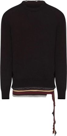 Maison Margiela Trui met ronde hals - Zwart