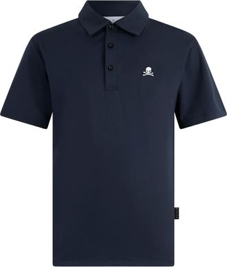 Philipp Plein Polo con logo - Blu