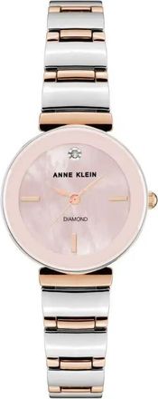 Anne Klein Accented Pink Dial Ladies Watch AK/2435PMRT