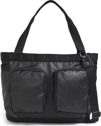 The North Face Base Camp Voyager Tote in Tnf Black/Asphalt Grey at Nordstrom