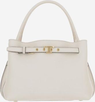 Tod's White Leather Mini Shoulder Bag