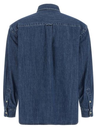 Polo Ralph Lauren Logo-Embroidered Denim Shirt - Blue