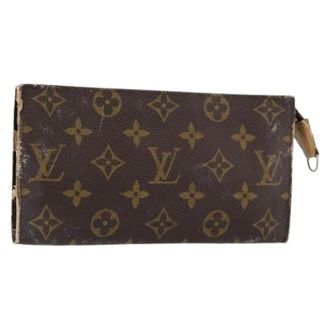 Louis Vuitton Pre-owned Clutches, female, Brown, Size: ONE SIZE Pre-owned Canvas Pouch